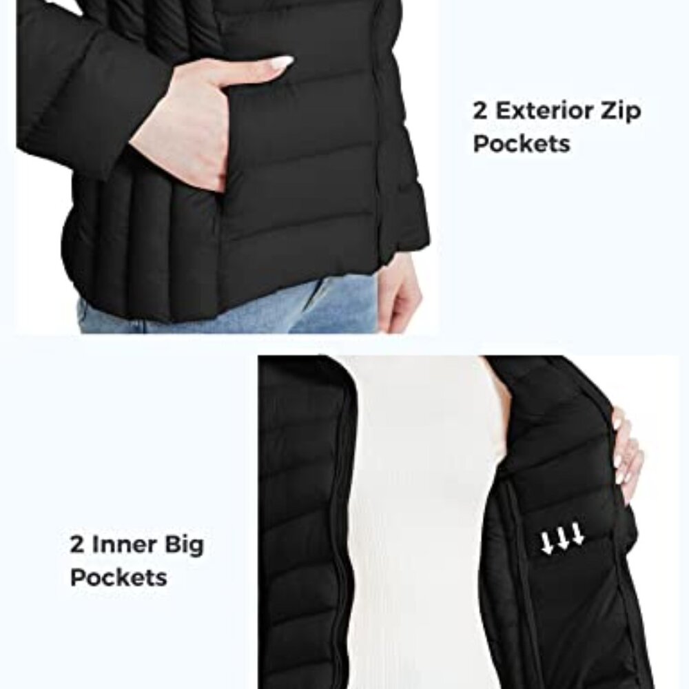 Packable Puffer Jacket Windproof Lightweight Wint… - image 7